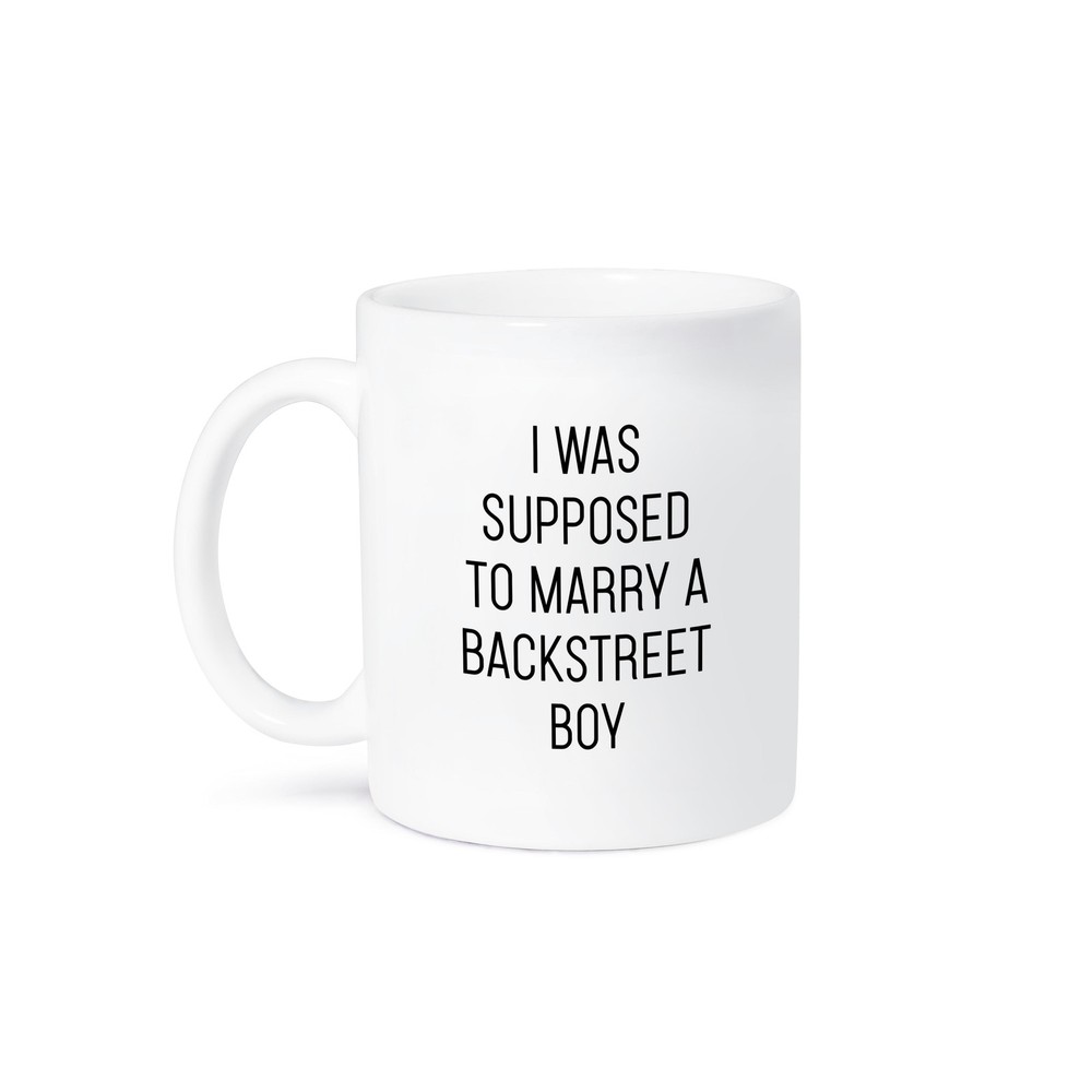3dRose Funny Backstreet Boy Fan Mug - I Was Supposed To Marry A Backstreet Boy