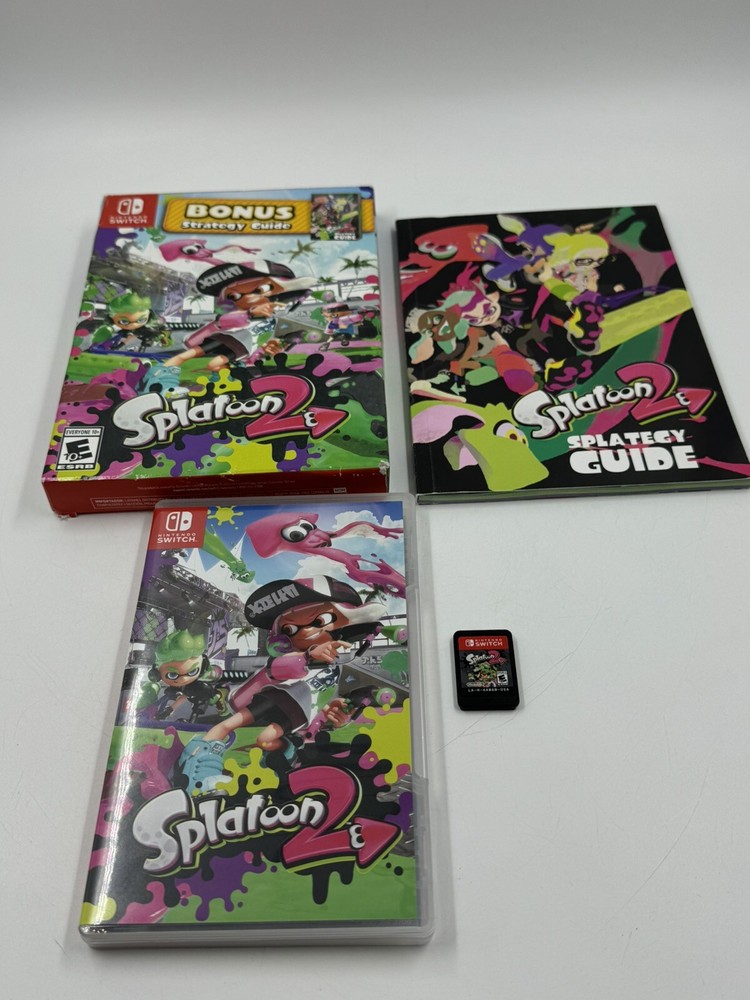 Splatoon 2 Starter Pack (Nintendo Switch) w/ Box, Game & Bonus Strategy Guide