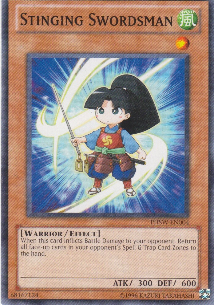 Stinging Swordsman PHSW-EN004 Unlimited Edition Photon Shockwave Yu-Gi-Oh Card