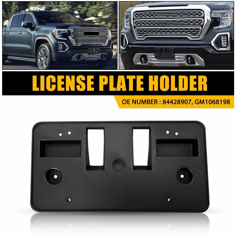 2019-2021 GMC Sierra 1500 Front License Plate Bracket GM1068198 84428907