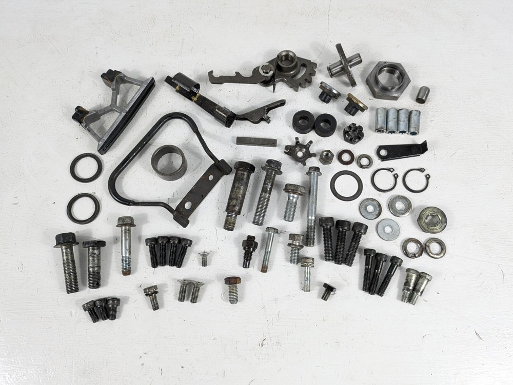 1978 1979 Yamaha XS750 XS 750 Misc Nuts Bolts Brackets Guides Washers Hardware