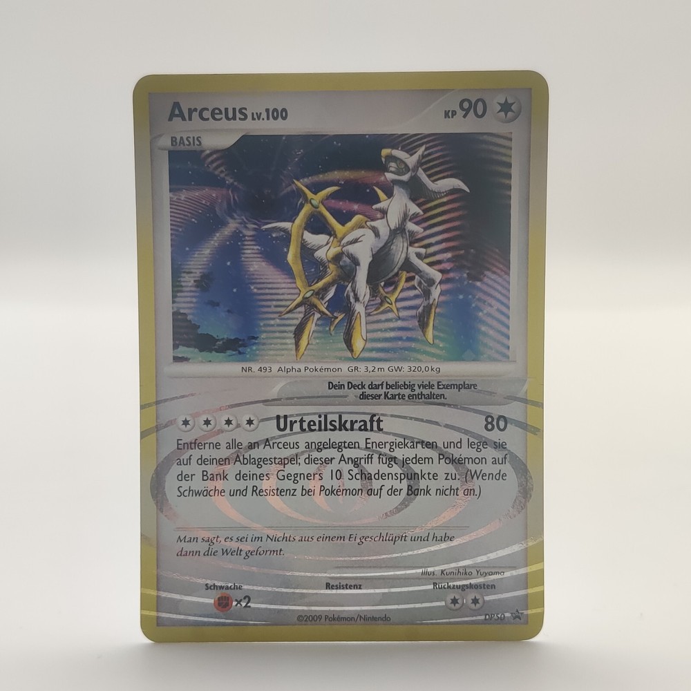 Pokemon TCG Arceus LV 100 Black Star Promo Holo Rare Card