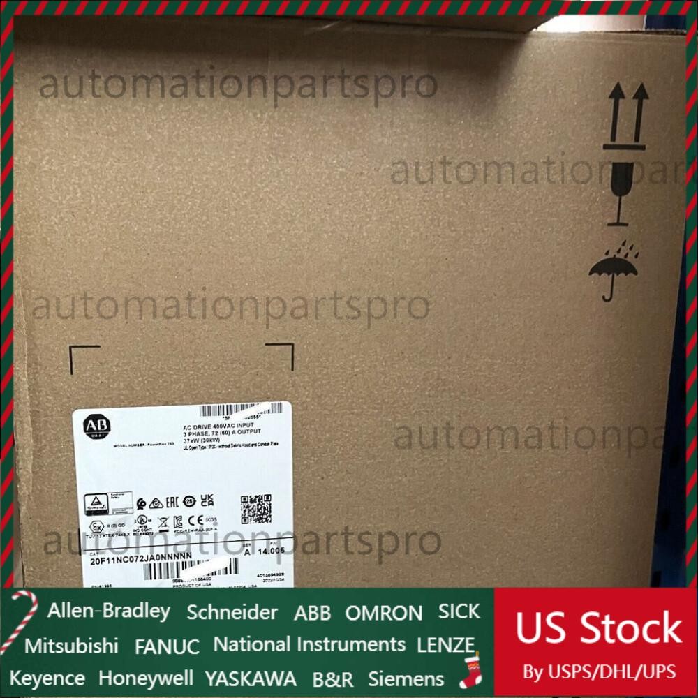 AB 20F11NC072JA0NNNNN AB PowerFlex 753 AC DriveAir Cooled AC Input US Free Tax