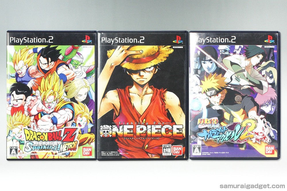 Dragon Ball Z: Budokai Tenkaichi 3 & Fighting for One Piece & Naruto PS2 [Japan]
