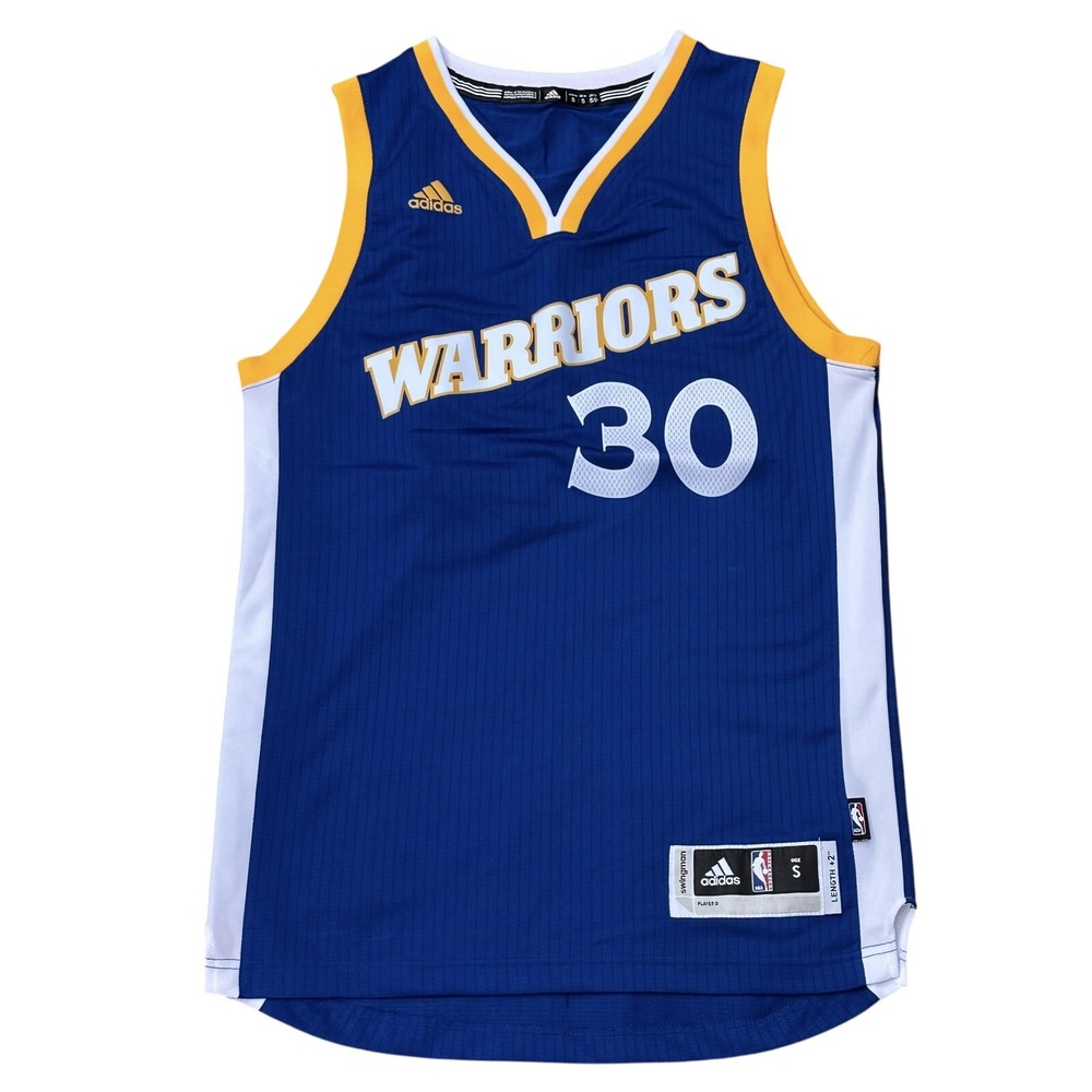 Camiseta deportiva Golden State Warriors Steph Curry #30 Swingman para hombre longitud S +2 Adidas