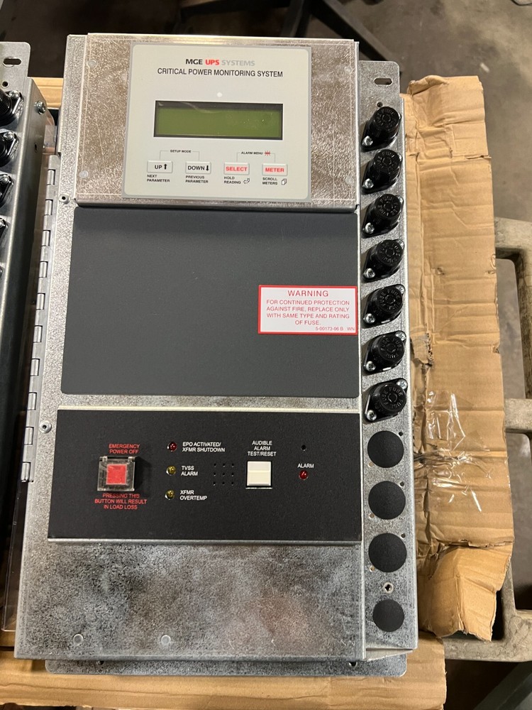 MGE Critical Power Monitoring Module Front Control Panel #Z500223-00
