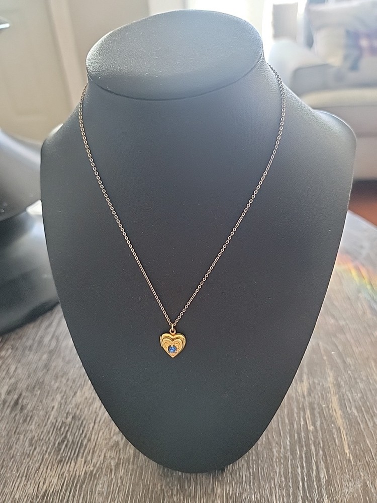 Vintage Gold-Filled Heart Shaped Locket Necklace