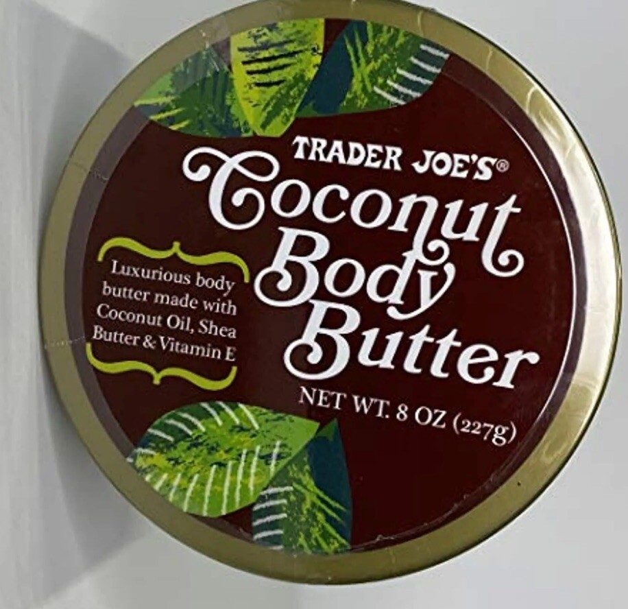 Trader Joe's 🌠 Coconut Body Butter & Vitamin E 8 oz Jar 🫱 LIMITED TIME ONLY-image