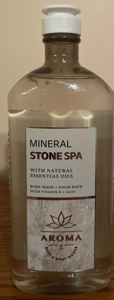 AROMA “Mineral Stone Spa” 10 oz  Foam Wash   Bath & Body Works.   SHIPS FREE!!
