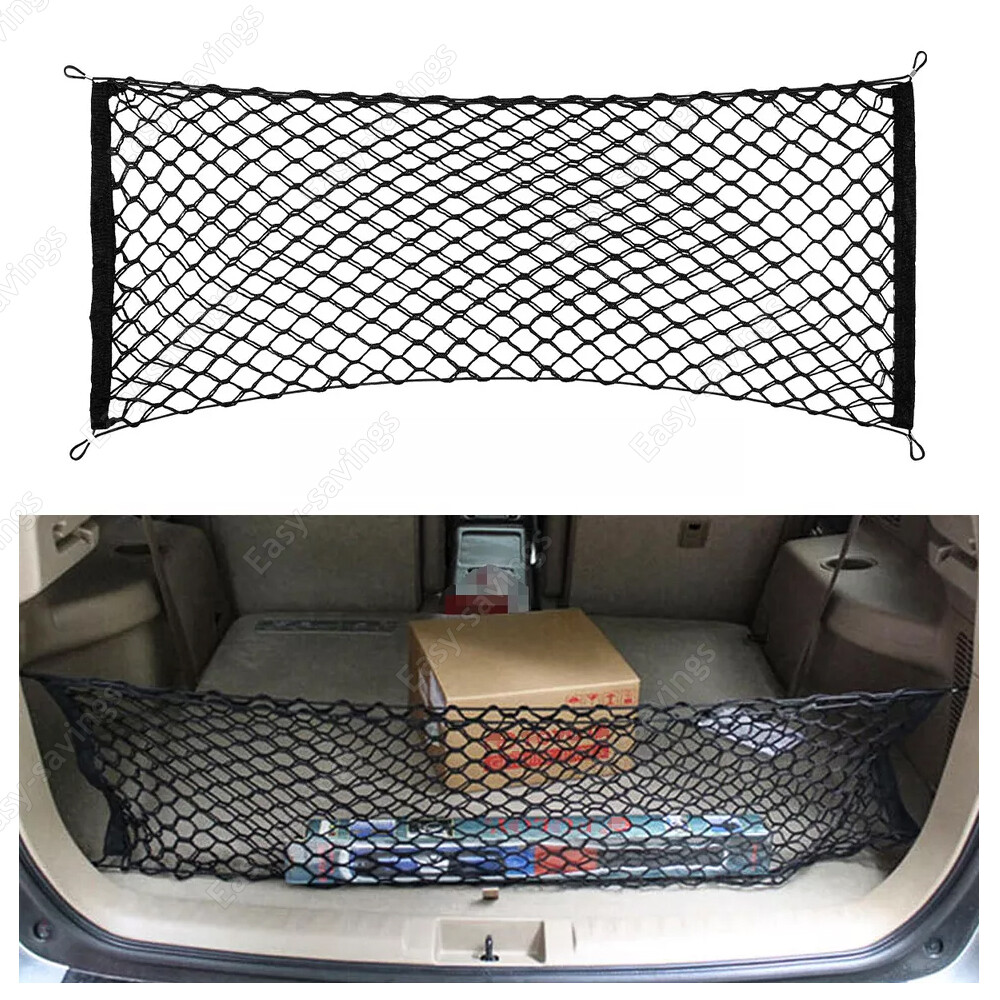 Car Trunk Organizer Rear Back Seat Storage Bag Holder Mesh Net Pocket