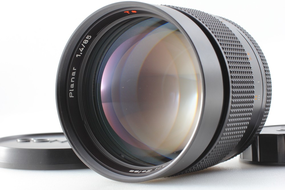 MINT CONTAX Carl Zeiss Planar 85mm F1.4 T AEG C/Y Mount Lens From Japan
