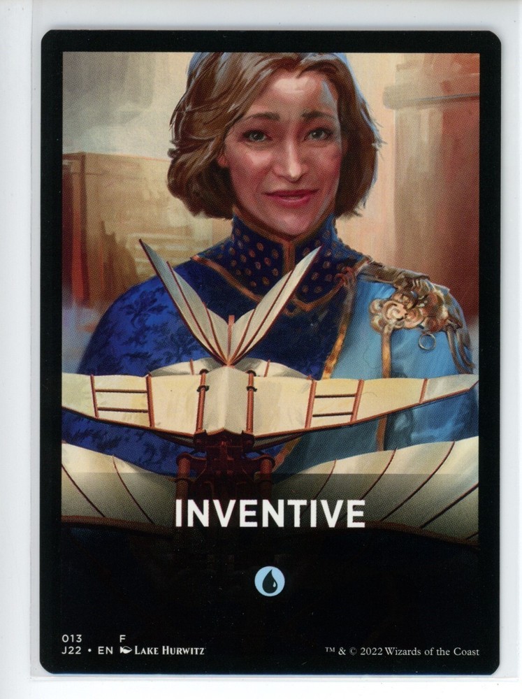 INVENTIVE THEME CARD Jumpstart 2022 #13 J22(NM+)(MTG)