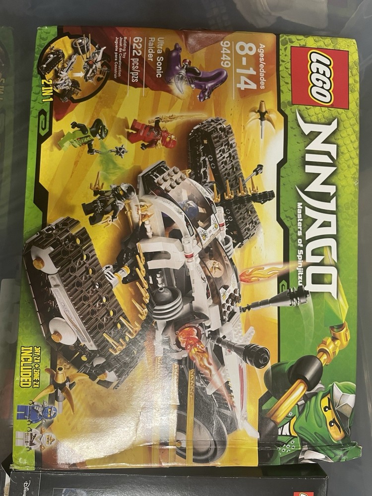 LEGO NINJAGO Ultra Sonic Raider Set 9449 with Ninja Action