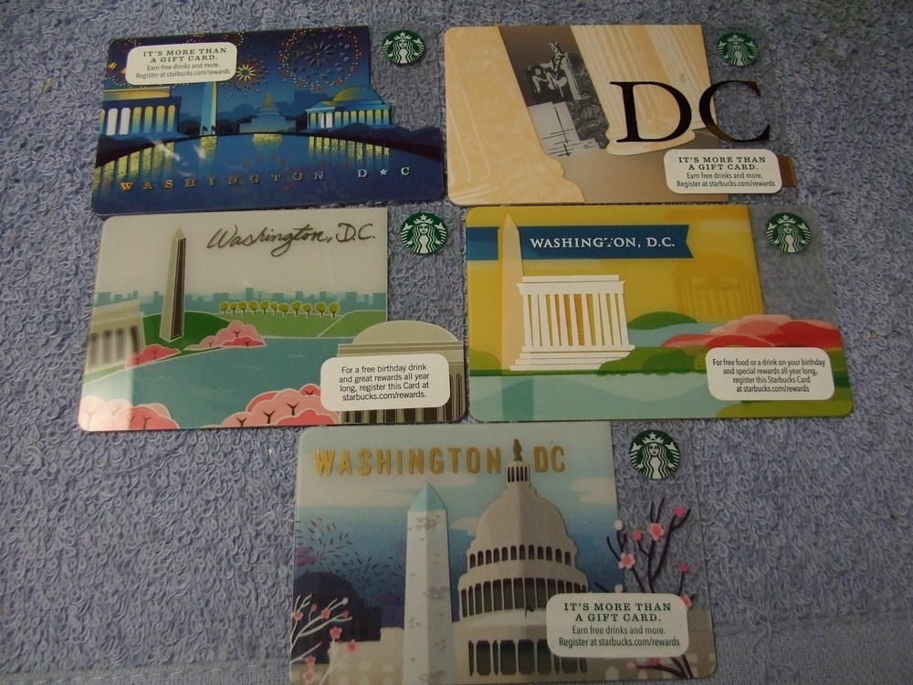 Starbucks Gift Card Washington DC 5 Years Mint Condition-image