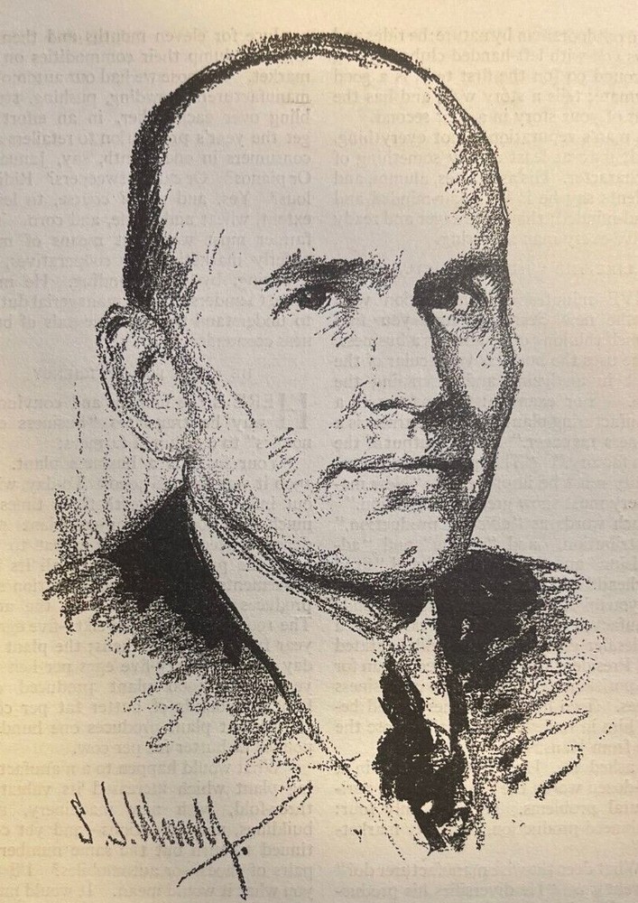 1925 Vintage Magazine Illustration William Marion Jardine Secretary Agriculture