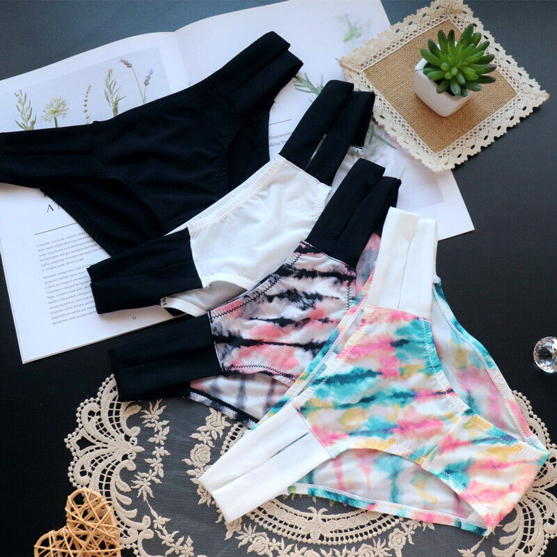 4 Packs Lot Sexy Womens Seamless Panties Lingerie G-String Thong Brief Underwear