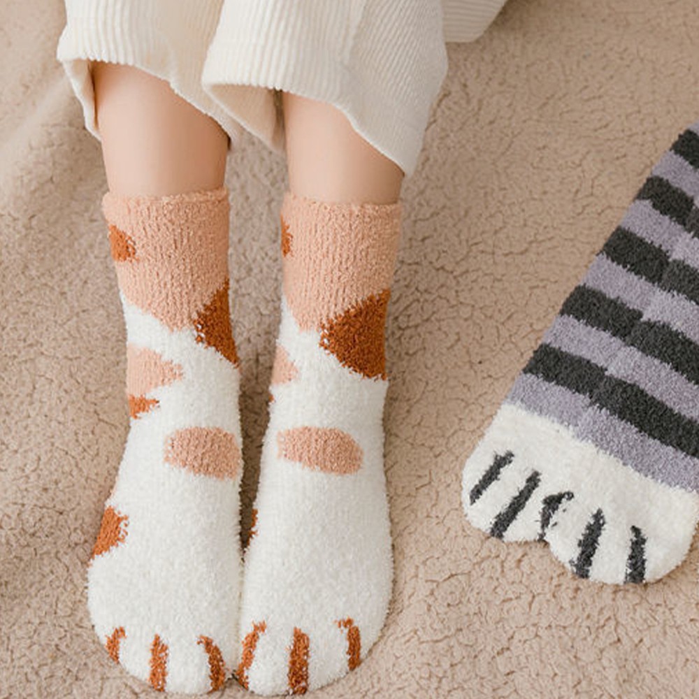 Winter Floor Socks Floor Socks Slipper Socks Cartoon Fuzzy Socks Thick carefully