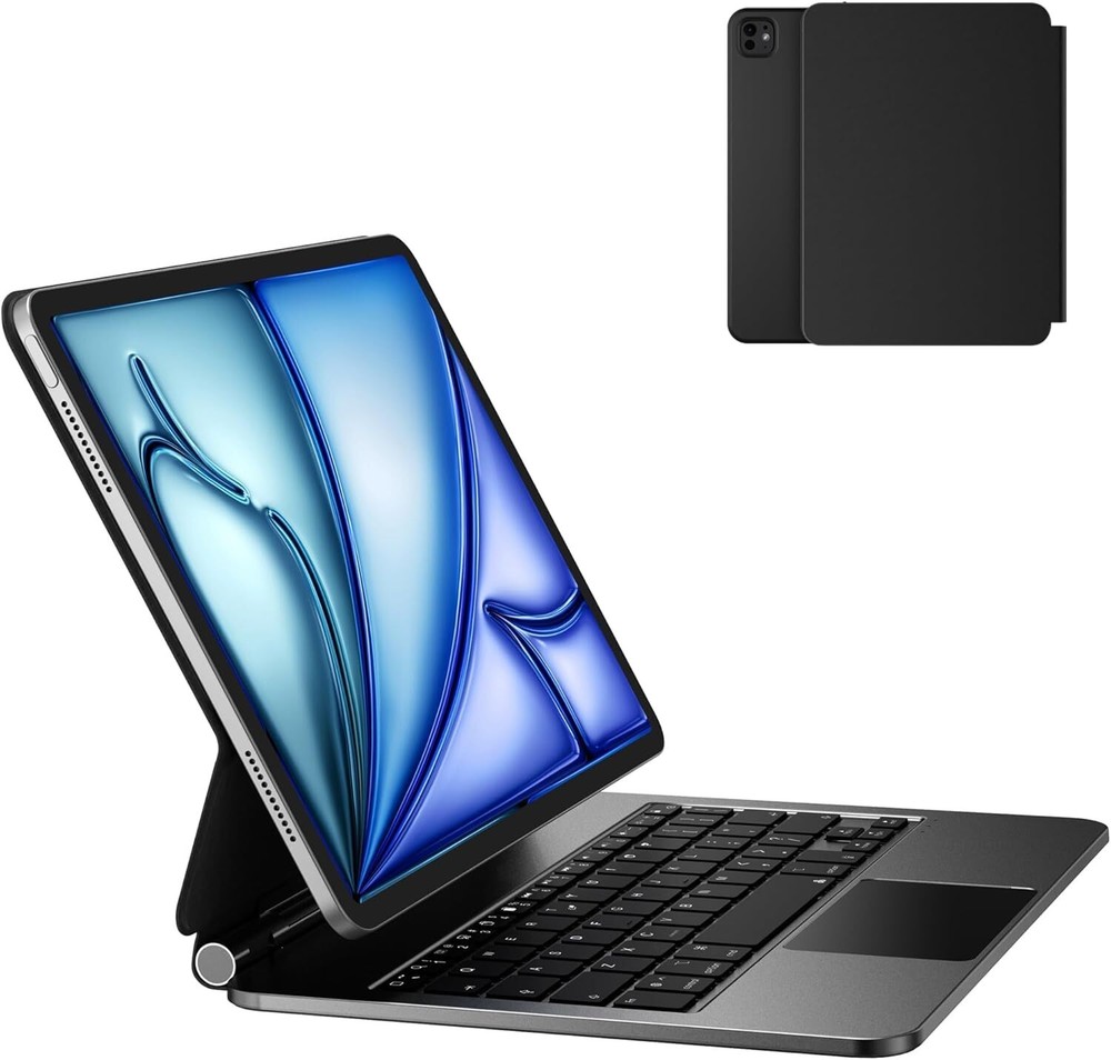 iPad Air 11 M2 & Pro 11 Keyboard Case in Black
