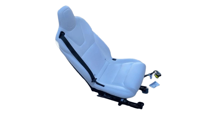 ⭕ 2016-2020 Tesla Model X Rear Passenger Side 2nd Row Seat Right Leather White