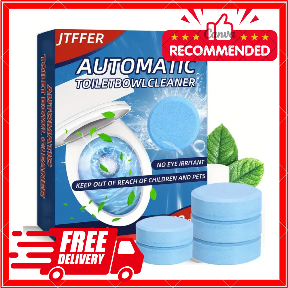 Automatic Toilet Bowl Cleaner, Toilet Cleaning Effervescent Tablet, Toilet