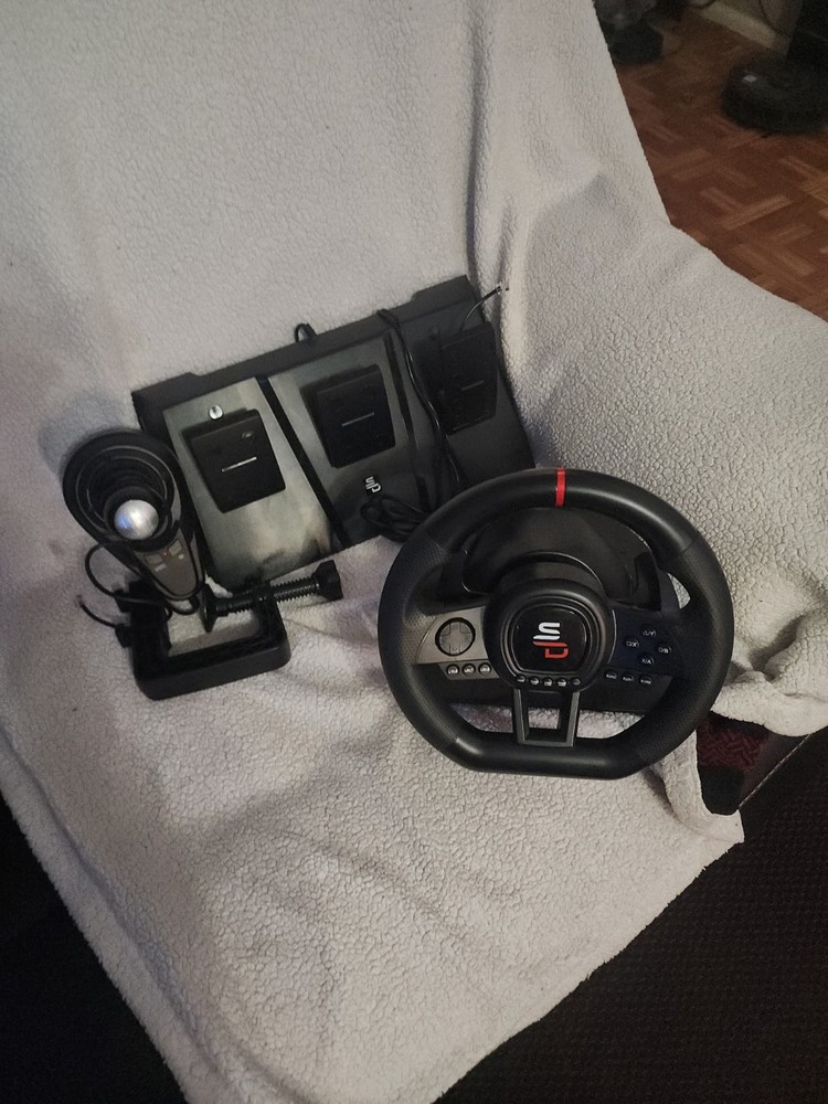 Subsonic Superdrive GS650-X Racing Wheel with Manual Shifter & 3 Pedals New in Box