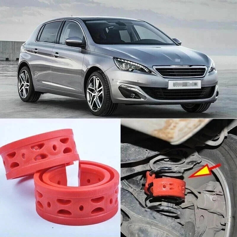 2pcs Rear Air Suspension Shock Bumper Spring Coil Cushion for Peugeot 308