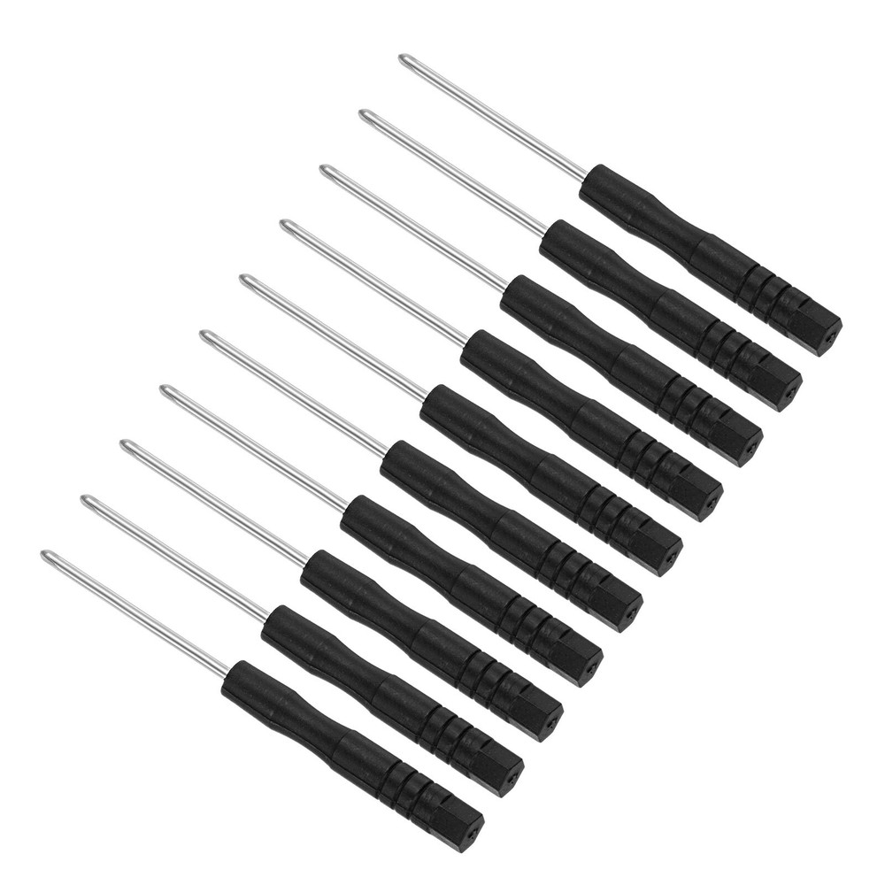 10pcs 2.0mm Phillips Screwdriver Set with Anti-Slip Handle 82mm