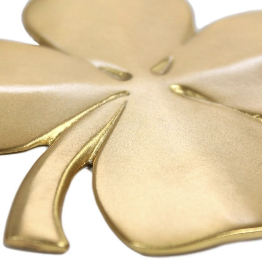 Robert Emmet Co. Lucky 4 Leaf Clover 7495-G Gold Plate Lucky Shamrock NIB