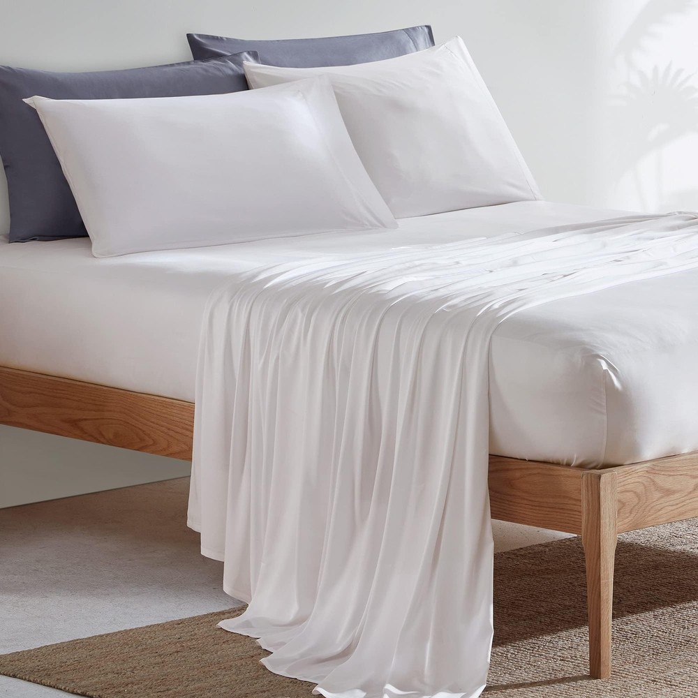 100% Bamboo Viscose Full Sheet Set - Silky Cooling 16