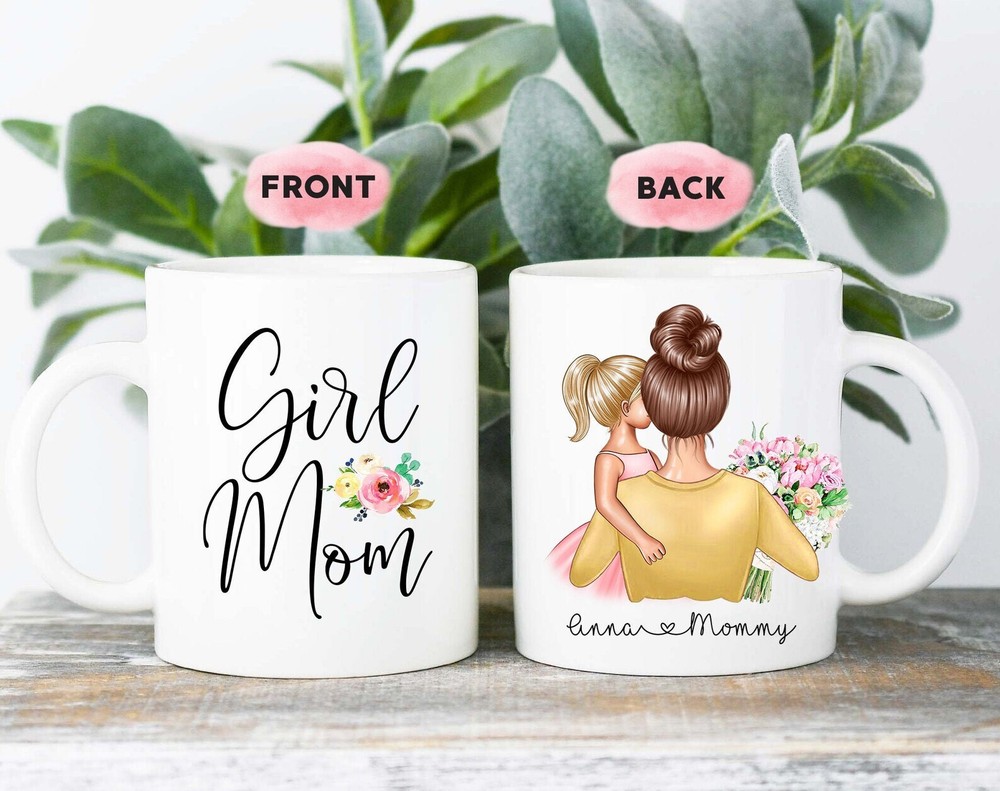 Girl Mom Of Girl Gift Mom Mug Mom And Girl Mug Mothers Day Mug Mom And Baby