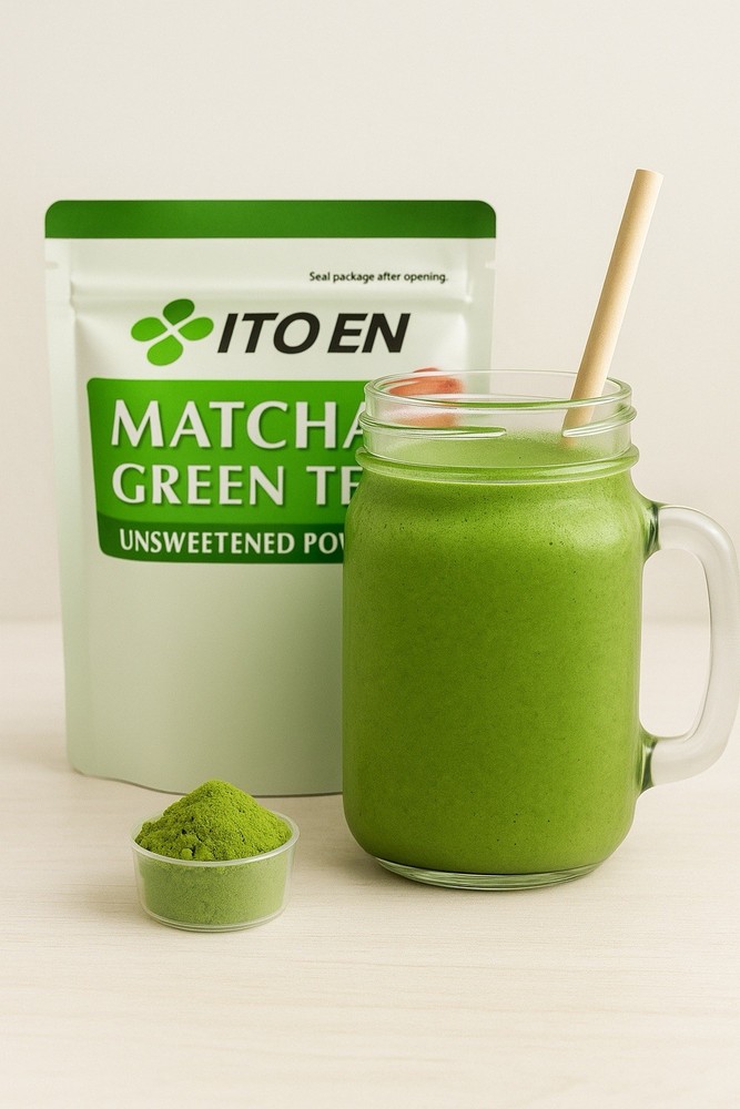 Ito En Unsweetened Japanese Matcha Green Tea Powder 0.2 Oz