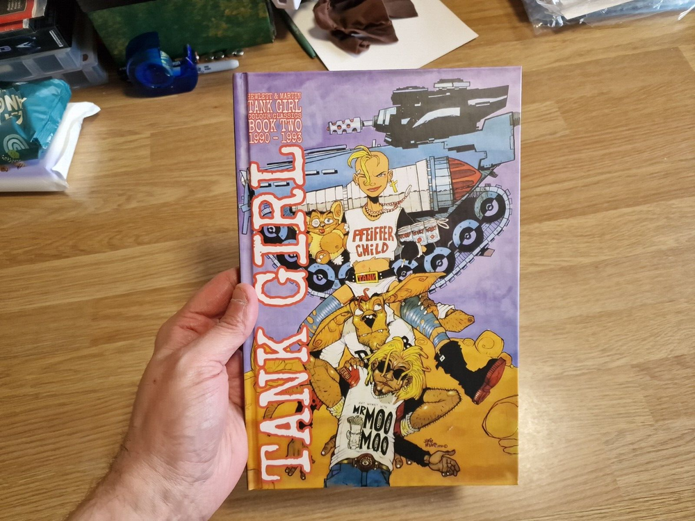 Tank Girl Colour Classic Book Two Hardcover Graphic Novel by Titan Comics