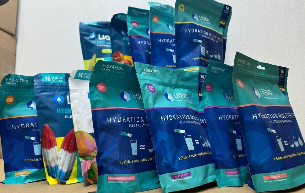 Liquid I.V.  Multiplier Hydration Powder  CHOOSE A FLAVOR 16 pack Exp 12/25