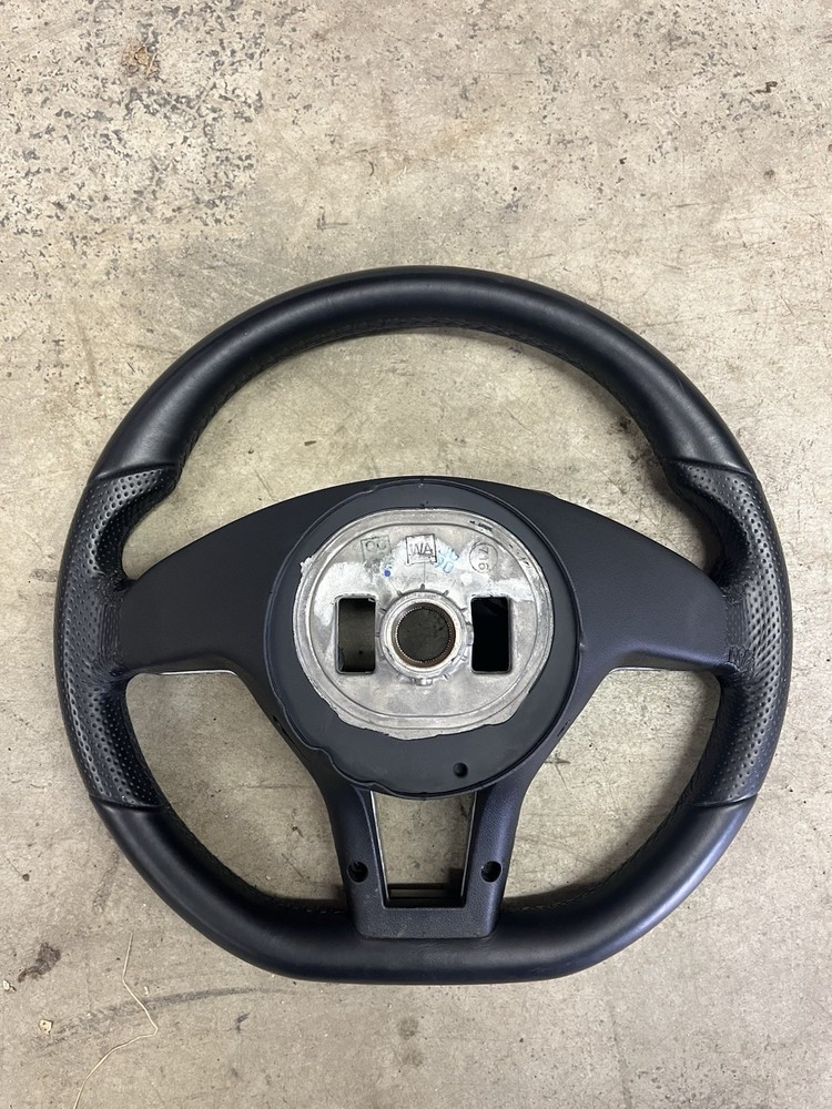Sport Steering Wheel Black Flat Bottom OEM 12-15 Mercedes W204 C250 C300 C350