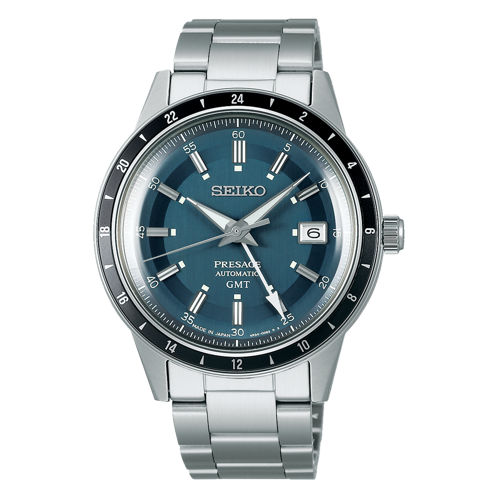 Seiko Presage 60's Style Automatic Stainless Steel 40.8 MM Watch SSK009J1