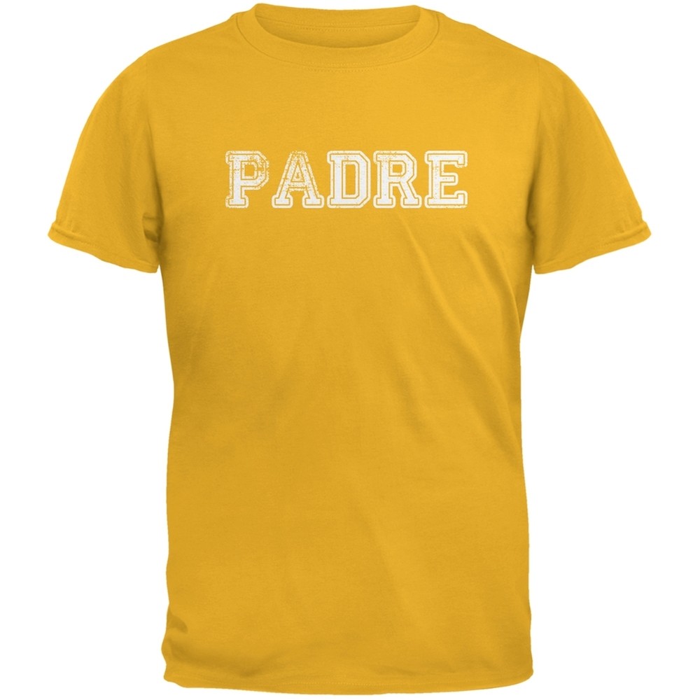 Día del Padre - Camiseta dorada para adultos adulto
