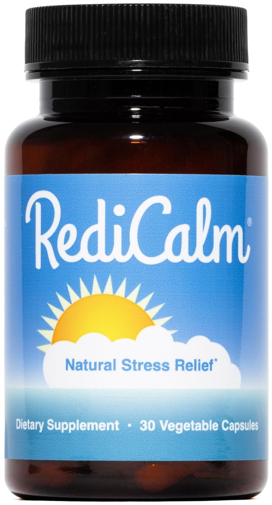 RediCalm - Natural Stress Relief Supplement - Non-GMO Vegan Gluten-Free