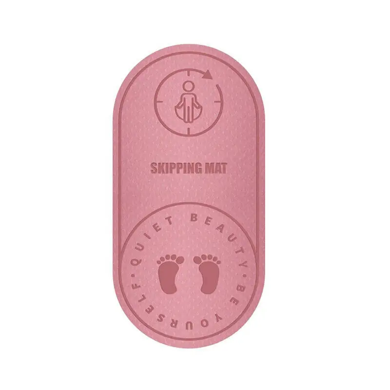 Anti-Noise Jump Rope Mat Tpe NonSlip Exercise Yoga Mat Home Gym Shock Absorption