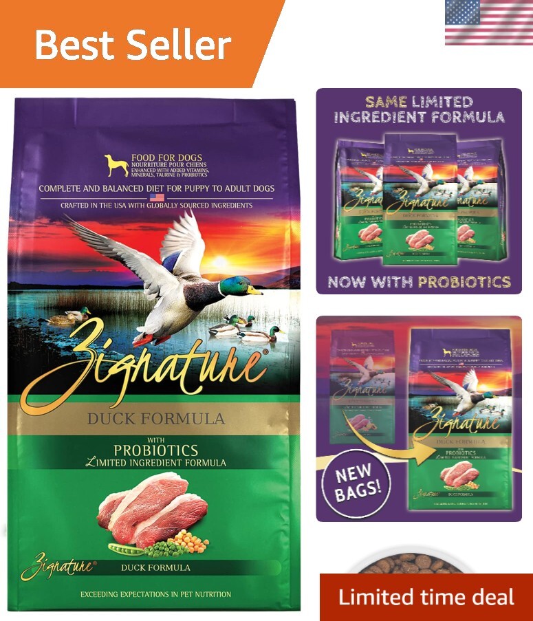 Dog Food, Duck, 25 Pounds