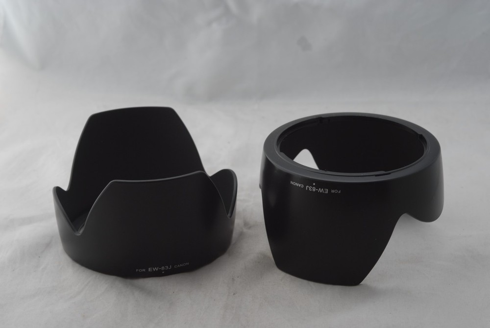 New! Lot of Two Hoods for EOS 17-55mm f/2.8 IS USM As Canon EW-83J