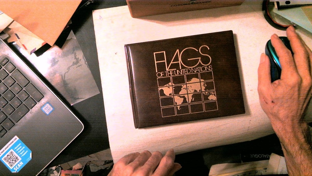 UNITED NATIONS FLAG SHEET COLLECTION IN ALBUM MNH