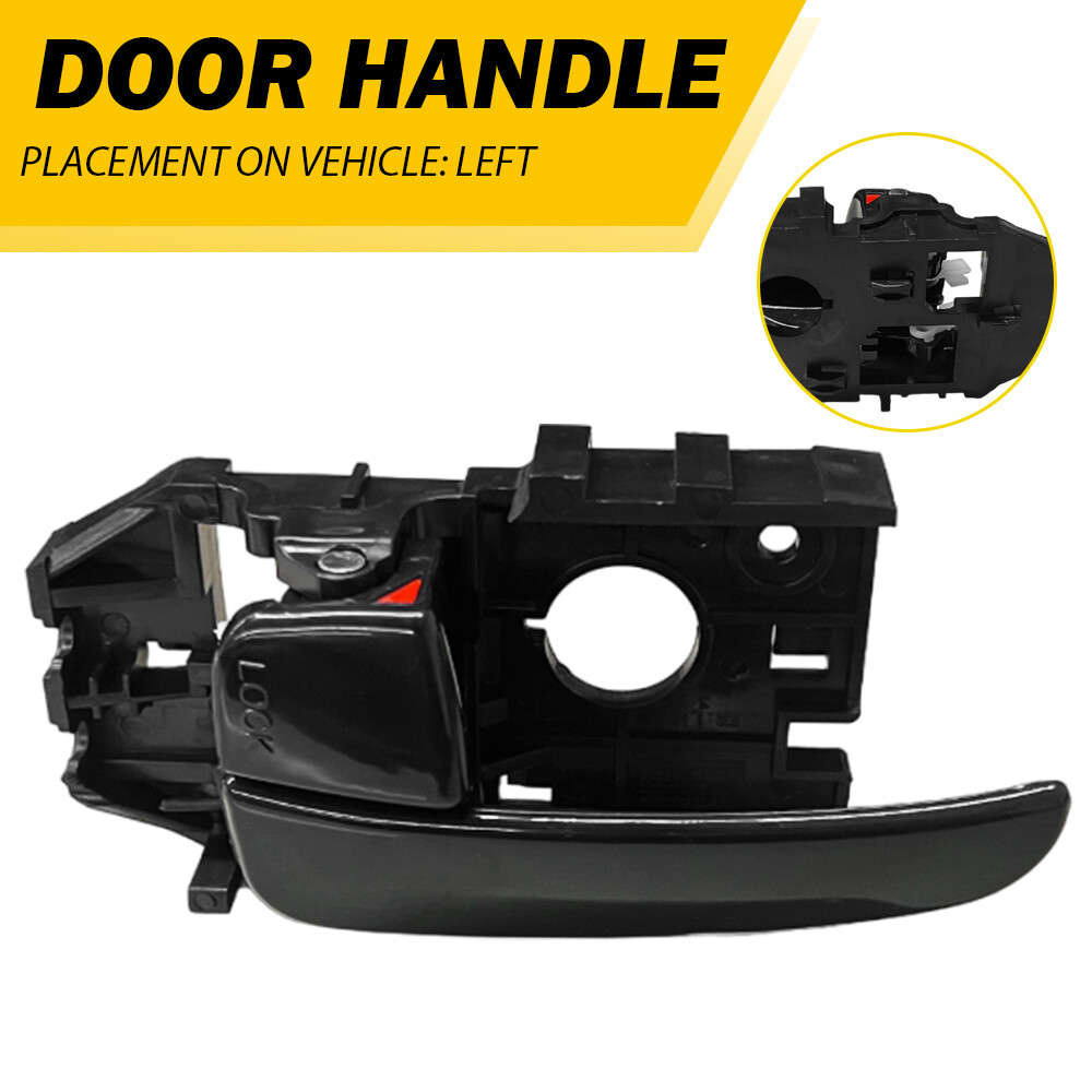 Front Black Interior Inside Door Handle Left LH For 2001-2006 Hyundai Elantra