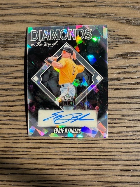 2025 Leaf Metal Eddie Rynders SilverCrystal  Diamonds RC Auto 16/25 Pirates