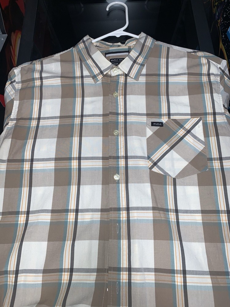 RVCA Button Up XL Short Sleeve Volcom Neff Quicksilver Hurley
