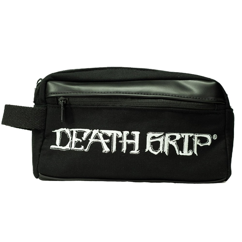 Vintage Grooming Co Mens Canvas Dopp Kit Toiletry Bag with Death Grip Closure