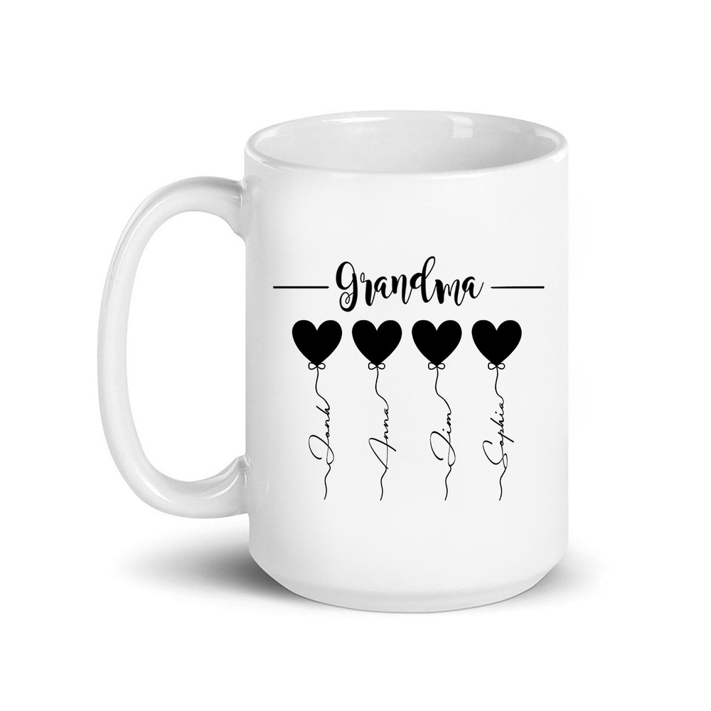 Mother's Day Mug Great Grandma Gift Personalized Grandma Mug Custom Children's