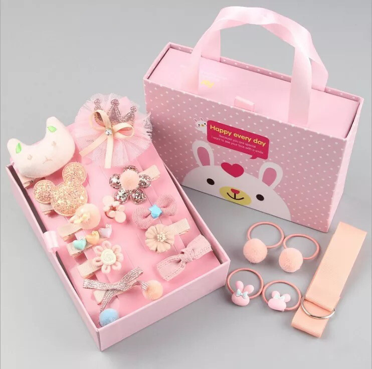 18 Pcs Baby Hair Accessories Gift Set