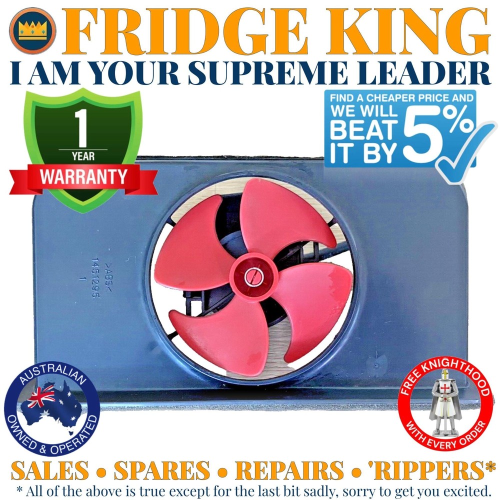 WSE6070WA Westinghouse fridge freezer evaporator fan motor shroud assy 1451295