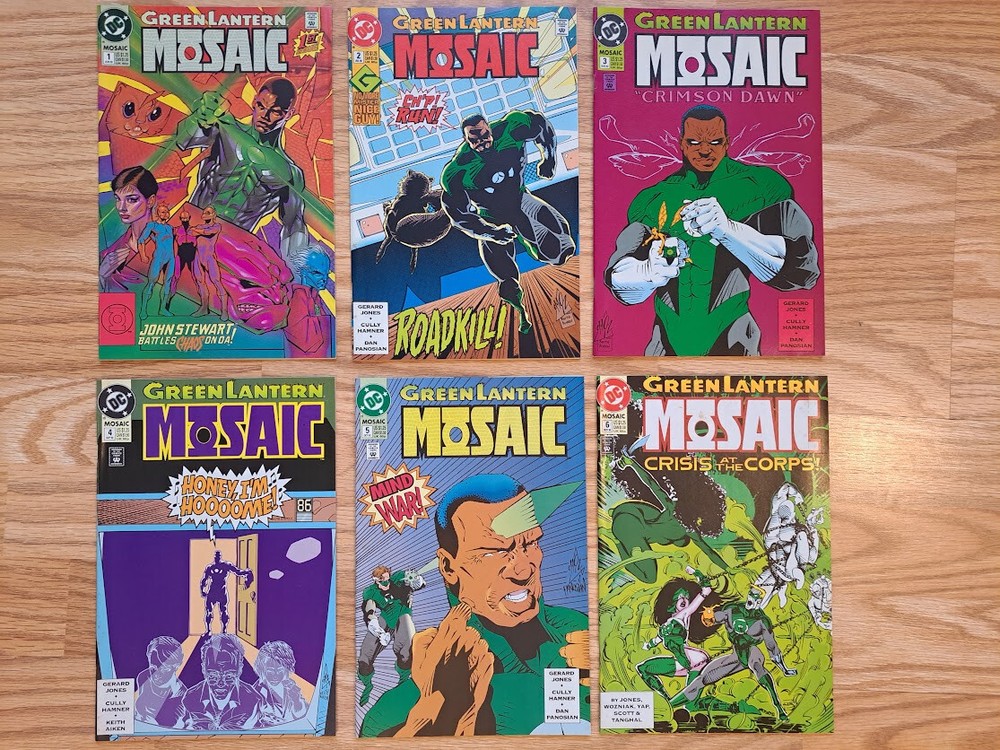 Lot of Green Lantern Mosaic #1 2 3 4 5 6 (DC Comics, 1992) VF/NM