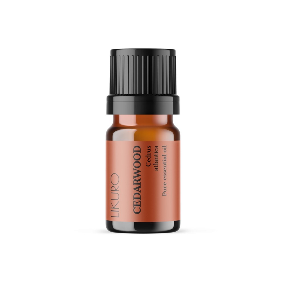 Pure natural cedarwood essential oil for aromatherapy 10ml